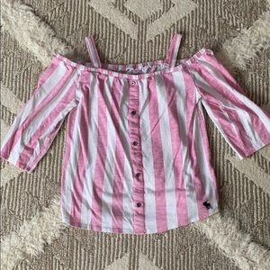 Abercrombie Kids Girls stripped top